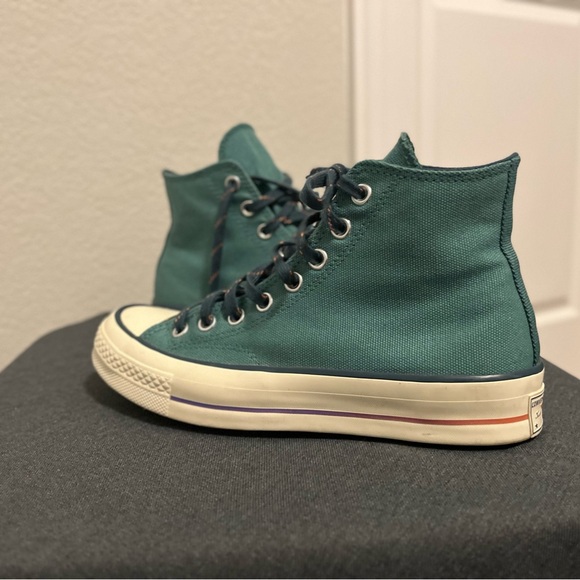 Converse Chuck 70 Hi, Size 8 Womens/6.5 Mens “Color Fade-Algae Coast” - Picture 5 of 11